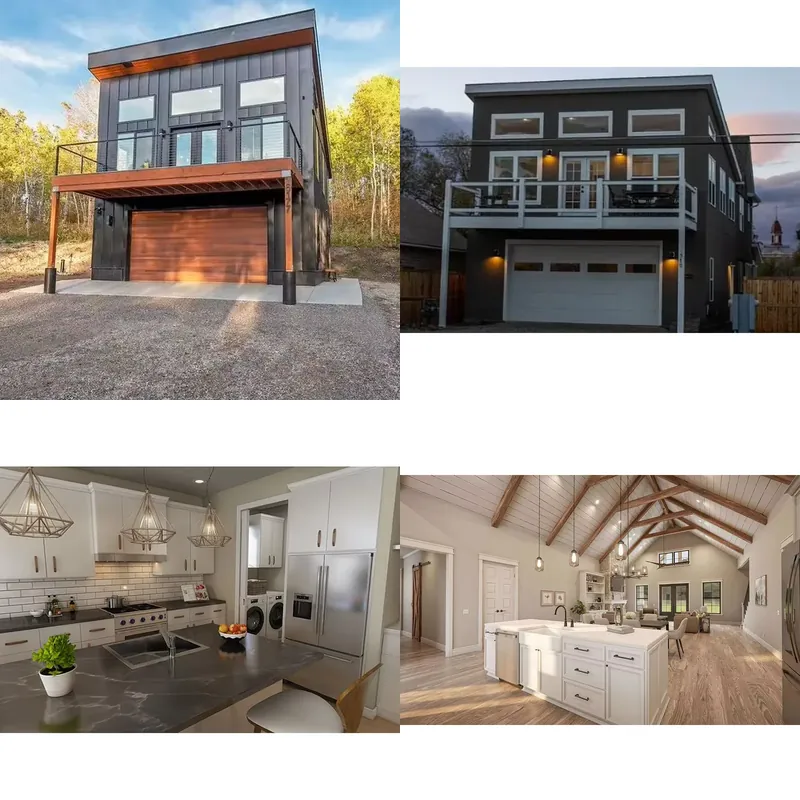 Sustainable Living Home - プレハブ式スチールコンパクト住宅、持続可能な住宅、多目的モジュラーリビングスペース、環境に優しい耐久性のある構造