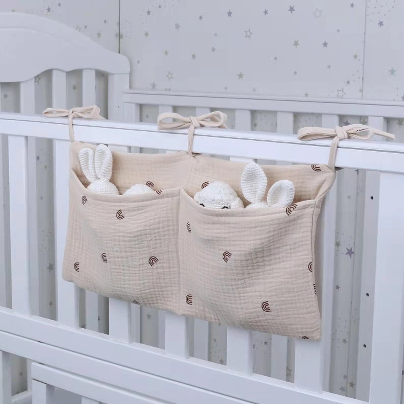Cloth Diaper Insert - ポータブルベビーベッド収納袋おむつオーガナイザー多機能新生児ベッドヘッドボードおむつバッグ子供のためのベビーアイテム寝具