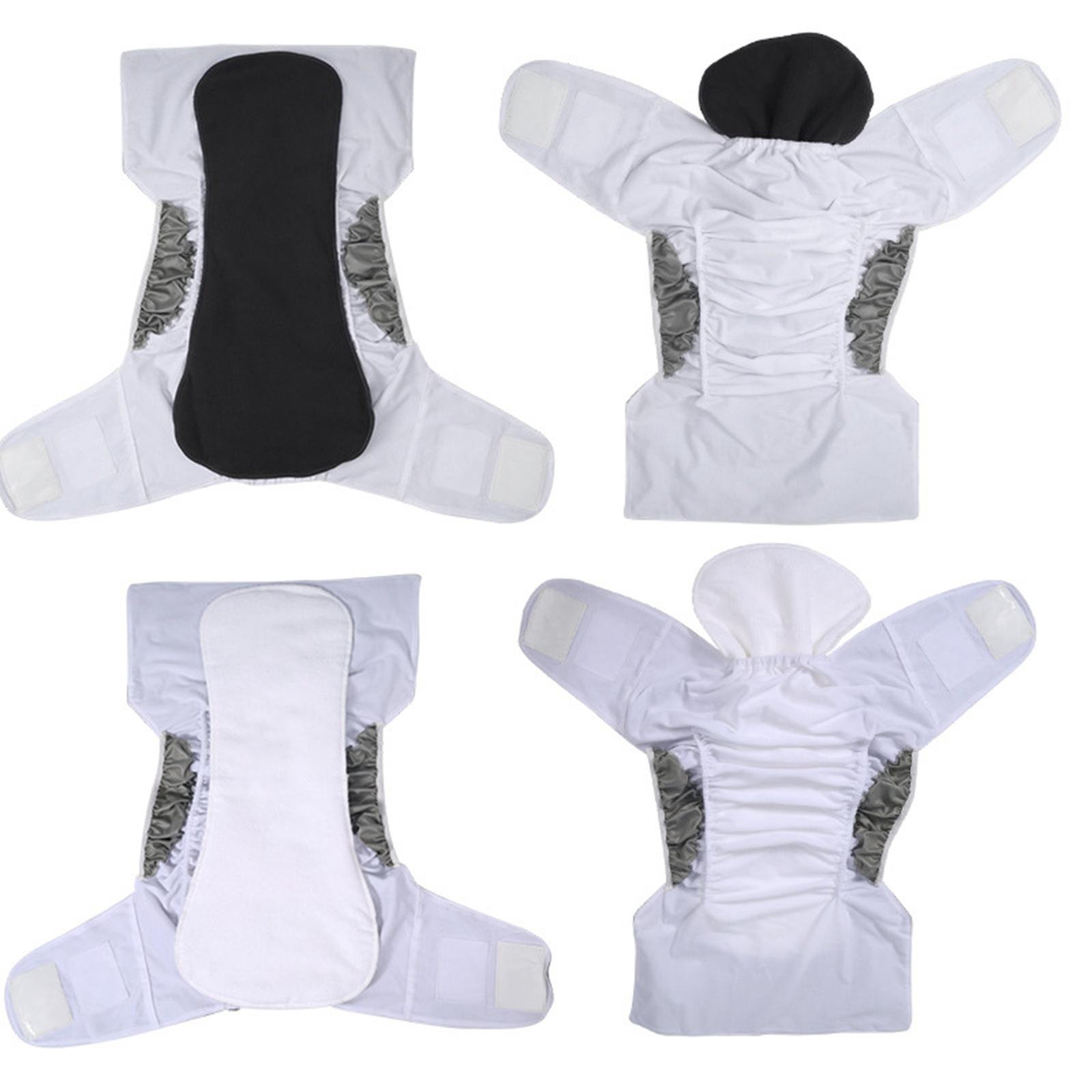 Cloth Diaper Insert - 洗えるポケットおむつインサート 大人用 4層マイクロファイバーおむつライナー布 吸収性通気性パッド 高齢者失禁用