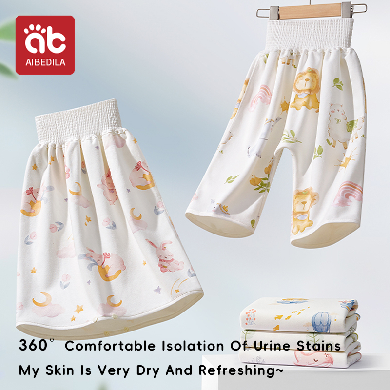 Cloth Diaper Insert - AIBEDILA ベビーおむつ防水スカート幼児漏れ防止尿トレーニングパンツ布おむつ子供おむつベッドトイレトレーニング