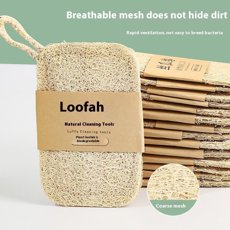 天然ヘチマスクラブパッド 6個入り 再利用可能なヘチマ食器洗 - Dish Brush Bamboo のレビューと価格
