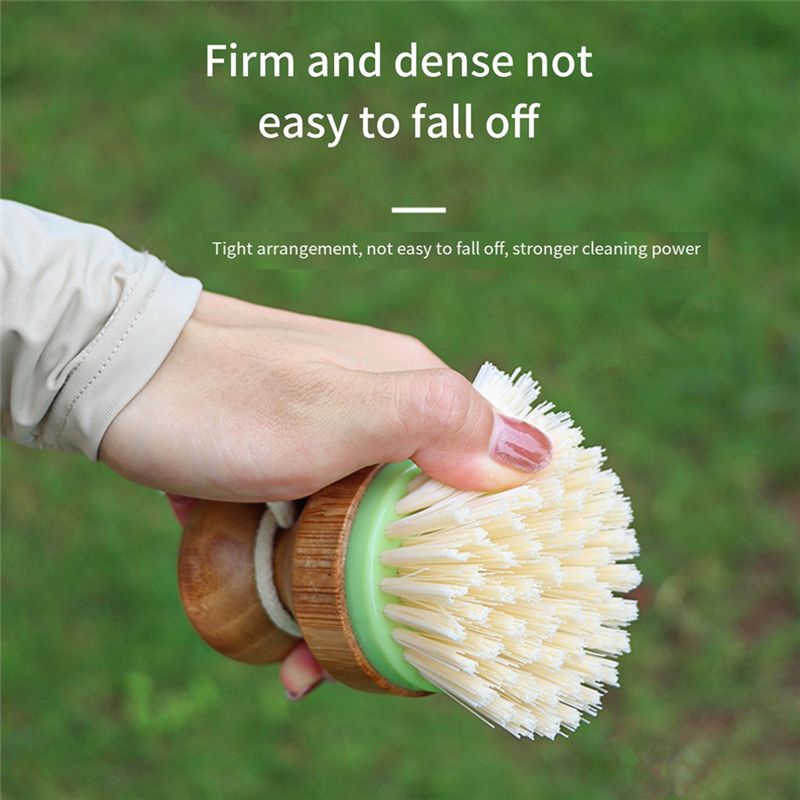 AC76-2パックキッチンクリーニングブラシ、鍋、フライパン - Dish Brush Bamboo のレビューと価格