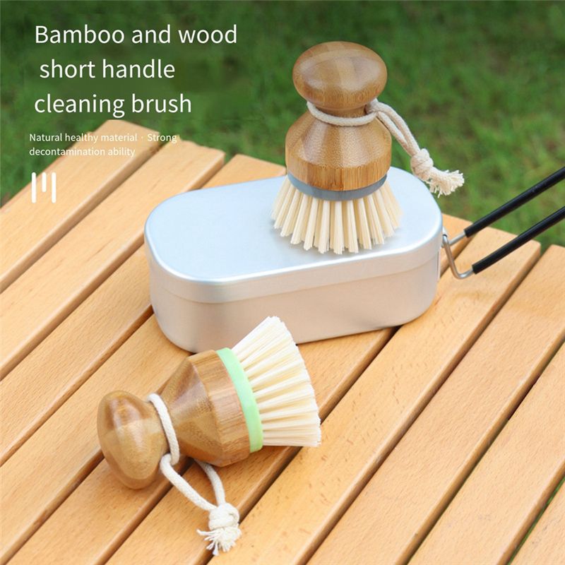 AC76-2パックキッチンクリーニングブラシ、鍋、フライパン - Dish Brush Bamboo のレビューと価格