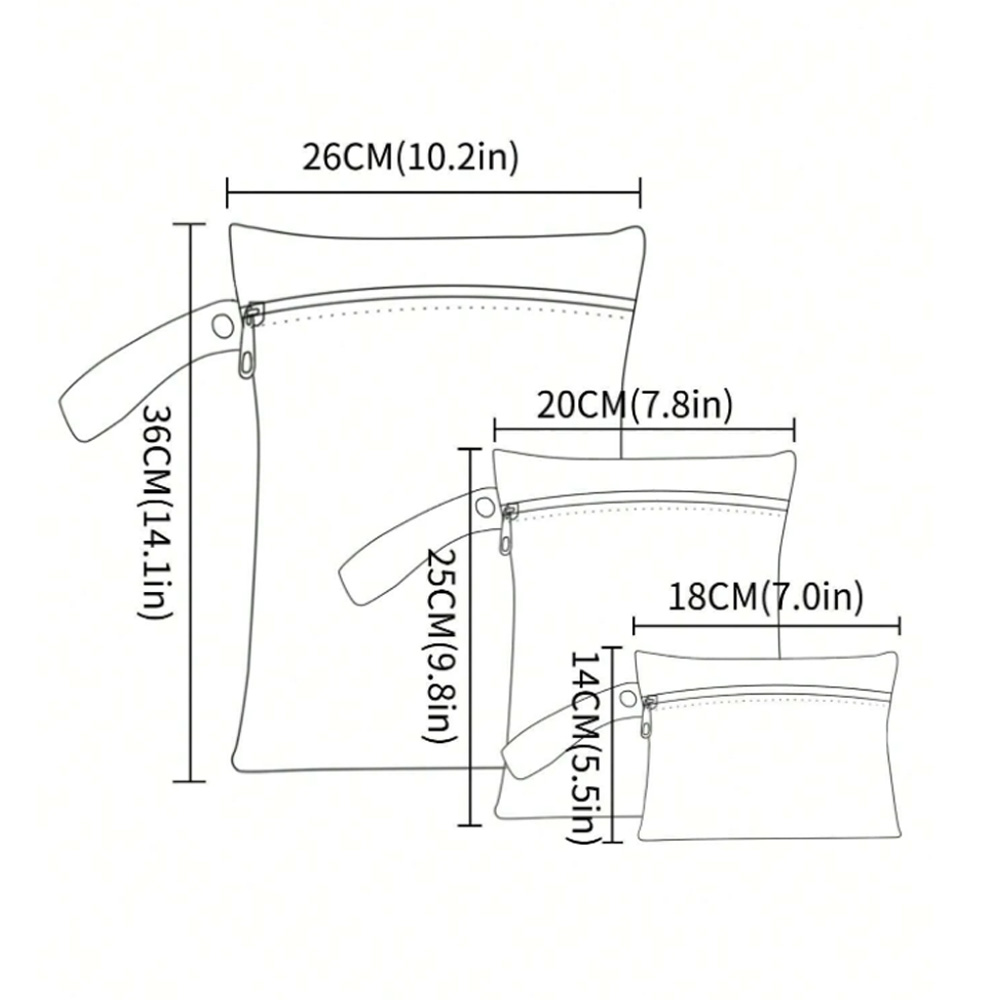 Elinfant 水着用ポータブルウェットドライバッグ 3  - Cloth Diaper Insert のレビューと価格