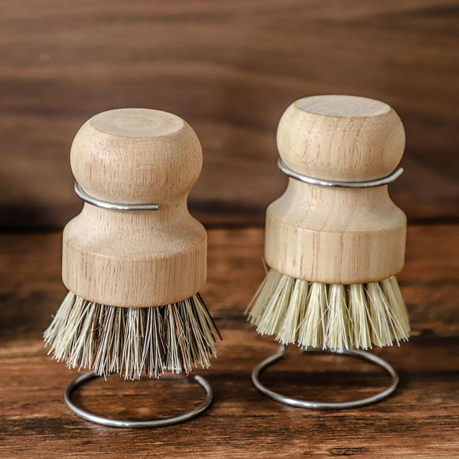 木製キッチン掃除ブラシ 天然素材 食器 鍋 フライパン シン - Dish Brush Bamboo のレビューと価格