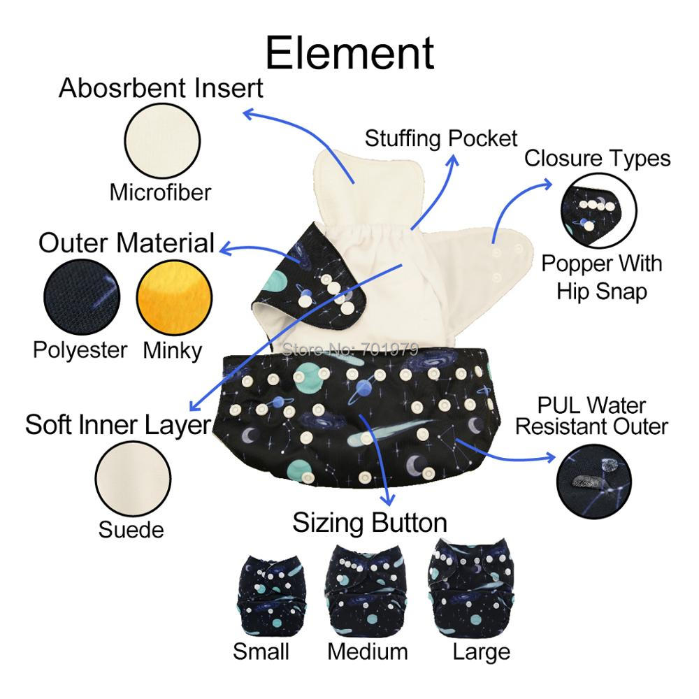 Alvababy-マイクロファイバーインサート付きベビーおむ - Cloth Diaper Insert のレビューと価格