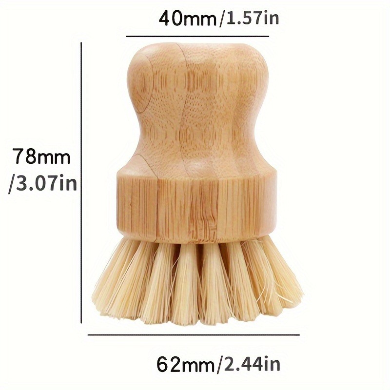 竹製食器洗いブラシ、石鹸置き付きキッチン木製食器洗いブラシ、 - Dish Brush Bamboo のレビューと価格