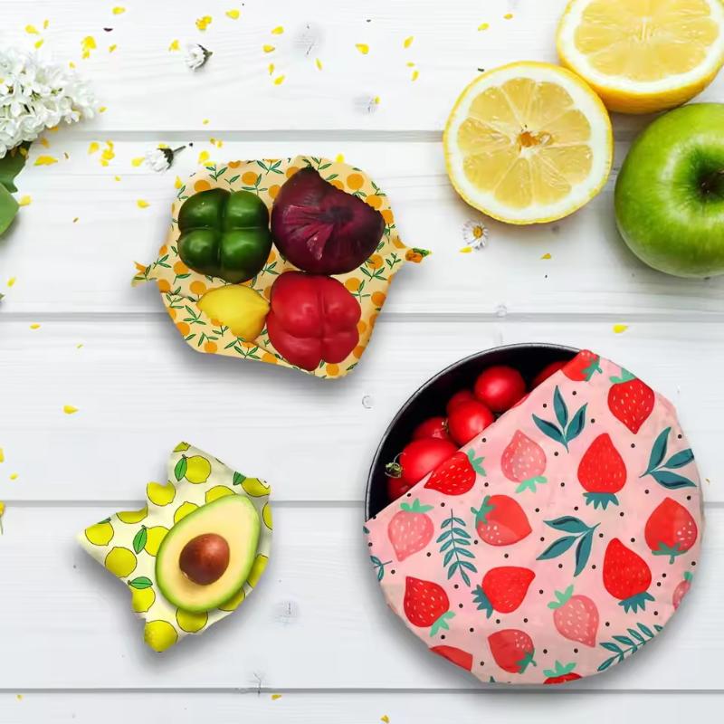 蜜蝋フードラップ 環境に優しいキッチンラップ代替品 オーガニ - Beeswax Wrap Reusable のレビューと価格