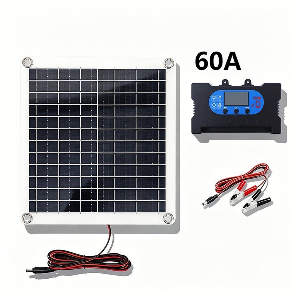 12Wコンパクトソーラーパネル（充電コントローラー付き）は、 - Sustainable Living Environment のレビューと価格