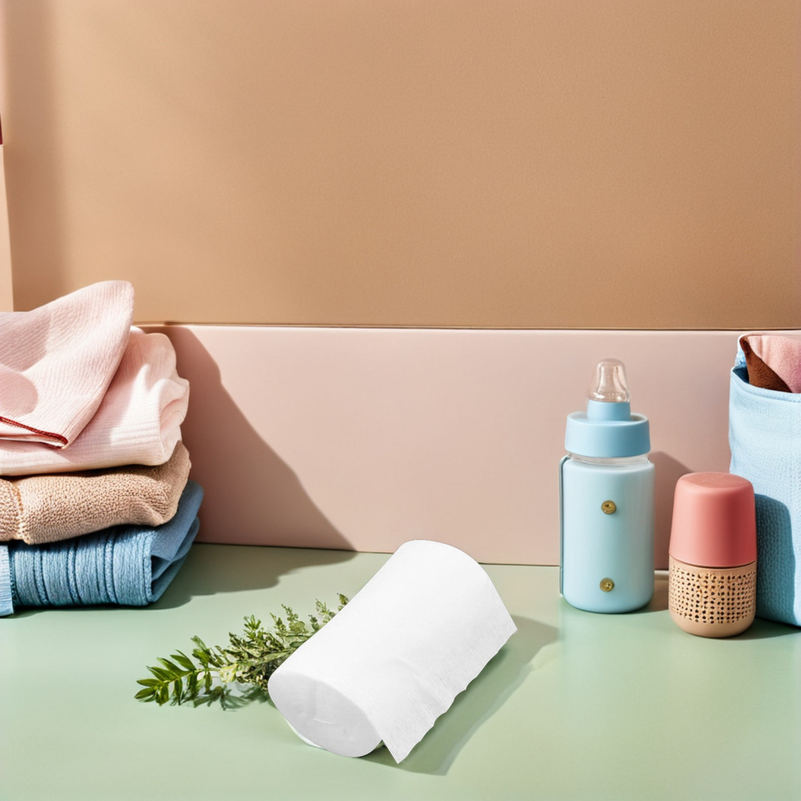 100枚入り水洗式おむつライナー、生分解性布製竹製ベビーおむ - Cloth Diaper Insert のレビューと価格