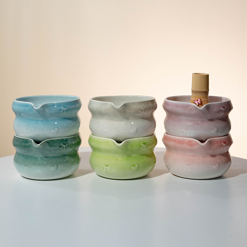 日本の抹茶セット8点、陶器の茶碗、竹製の抹茶泡立て器、スプー - Dish Brush Bamboo のレビューと価格