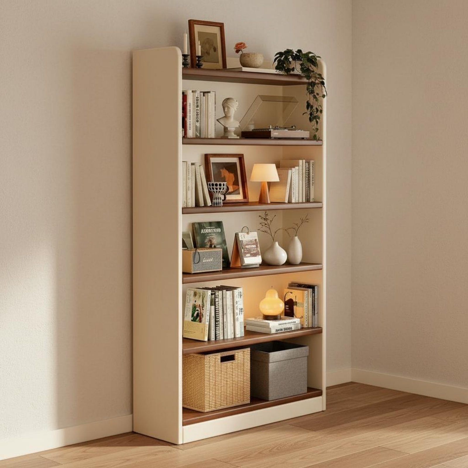 多層式ブックオーガナイザー 大容量木製ブックオーガナイザー  - Sustainable Living Home のレビューと価格