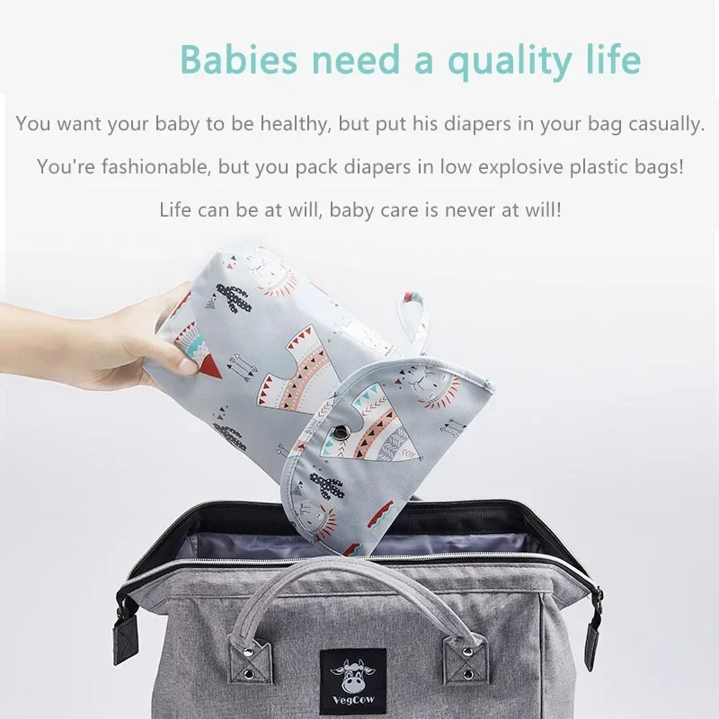 ベビーおむつバッグオーガナイザー再利用可能な防水ウェット/ド - Cloth Diaper Insert のレビューと価格